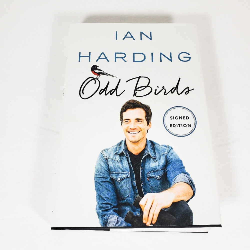 Signed Ian Harding Odd Birds Autographed Hardcover Book NEW